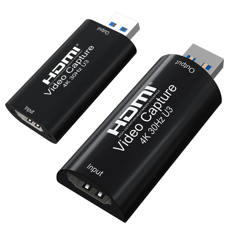 4K HDMI Video Capture Card MS2130 Real USB 3.0 1080P 60FPS Game Screen Record Capture Device for Streaming Video Conference Live