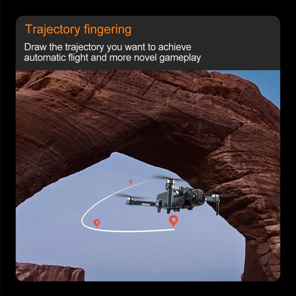 Original V988 Drone 4K HD Camera 360°Obstacle Avoidance Brushless 5G WIFI FPV GPS Quadcopter FPV RC Dron Toy with Big Screen