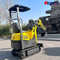 Mini Excavator OKW08 Compact Small Digger 2350mm Digging Height Rubber Tracks for Landscaping Projects