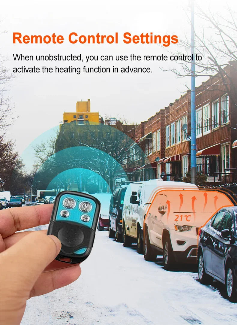 New 12V 24V Diesel Air Heater 5kw Diesel Parking Heater For Boats Caravan Rv Camper Bus Truck With Lcd Display Remote