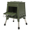 Tent Stove | Black/Green | Portable Wood Stove for Camping Outdoor | Tent Heater Camping Stove Wood Tent Stove Outdoor