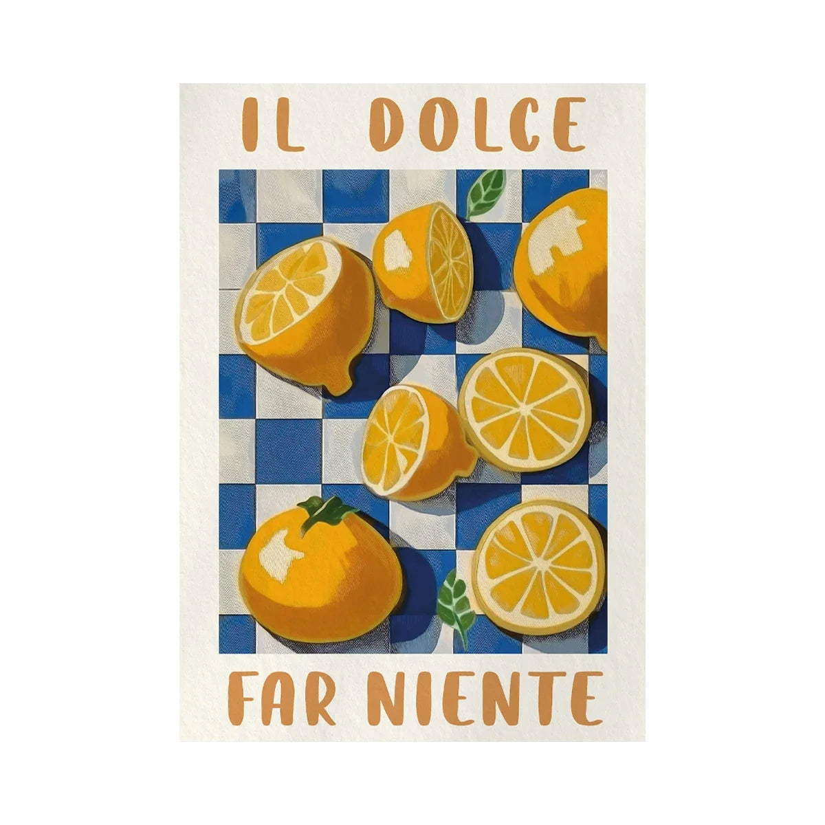 1/2pcs Italian Landscapes Lemon Tree Prints Poster Modern Cottagecore Canvas Painting for Spring Wall Art Home Decor-unframed
