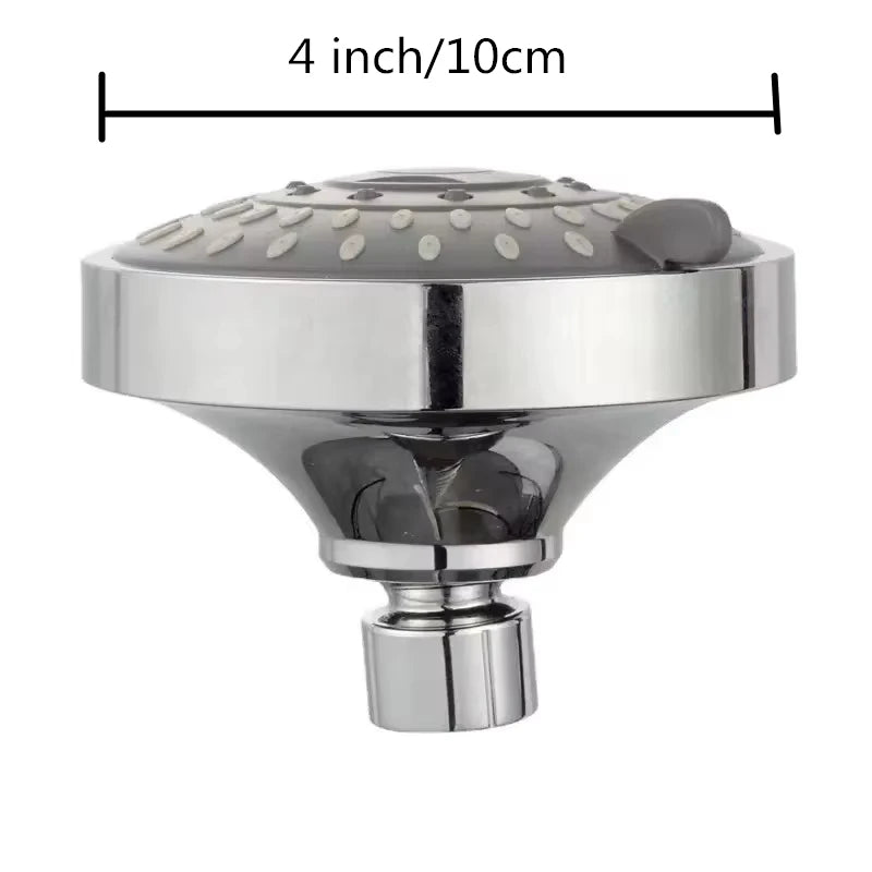 5 Modes High Pressure Shower Head 4Inch Sprayer Adjustable Rainfall Shower Head Sprayer Bathroom Fixture Faucet Replacement Part
