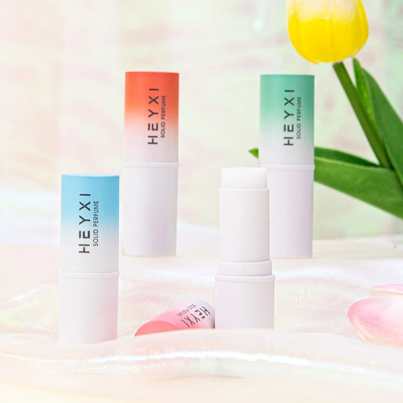 Solid Fragrance Cream, Natural Formula with Long-Lasting Light Fragrance, Mild and Non Irritating/With Plant Squalane