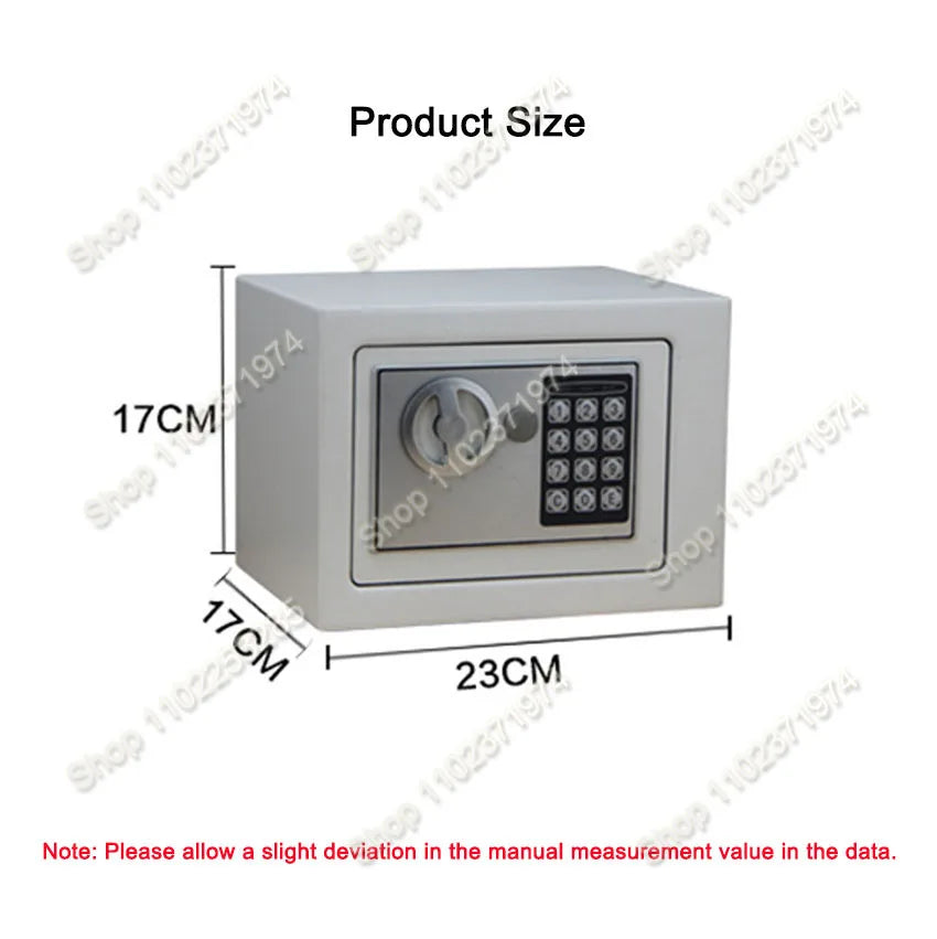 Electronic Digital Keypad Lock Safe Security Box for Home Office