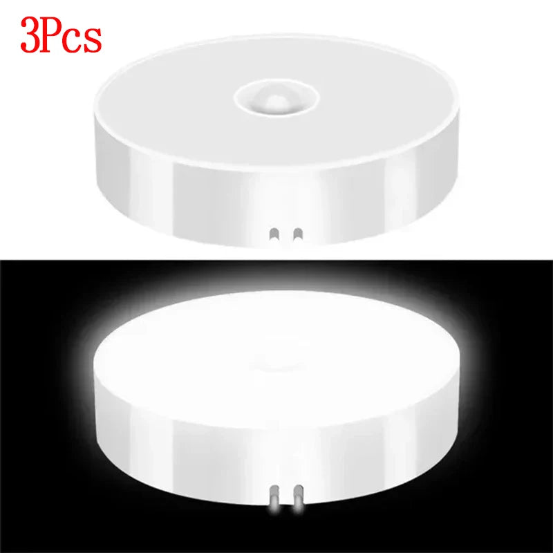 GGbingo-Motion Sensor^&^% LED Night Light USB /*Rechargeable-Kitchen Cabinet, Wardrobe Lamp# Staircase, Wireless Closet Light@@