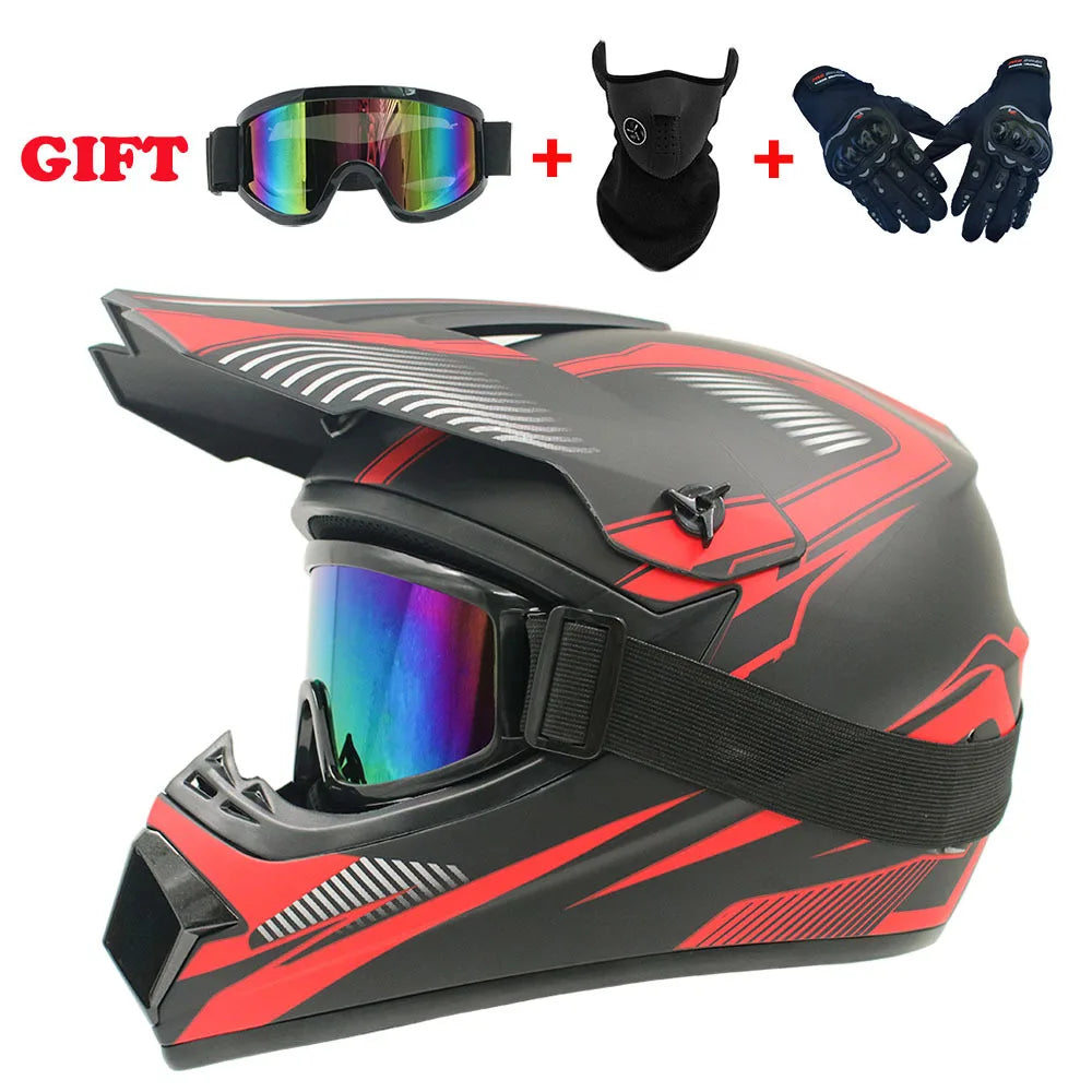 All-New Full Face Off-Road Motorcycle Helmet Downhill AM DH Motocross Cross Casco Capacete Helmets + Free Shipping & 3 Gifts