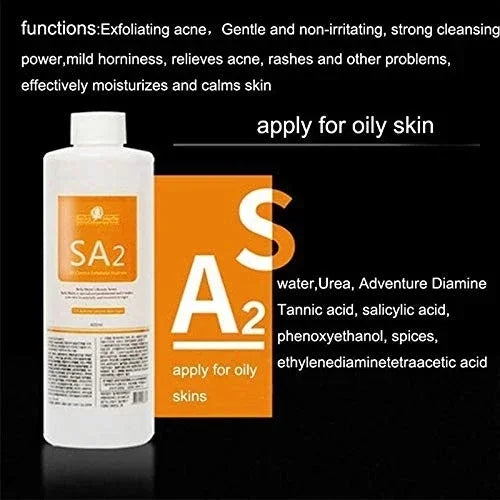 3 Pc 1200ml Aqua Peel Solution AS1 SA2 AO3 Facial Dermabrasion Skin Care Deep Cleaning Face Serum Korea Bubble Solution