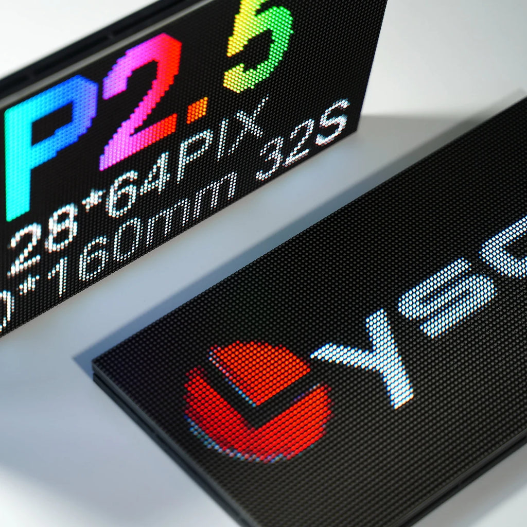 P2.5 Indoor 128x64Dots Matrix Sign RGB SMD Led Module HD Video Wall Screen Full Color Display Panel 320MMx160MM