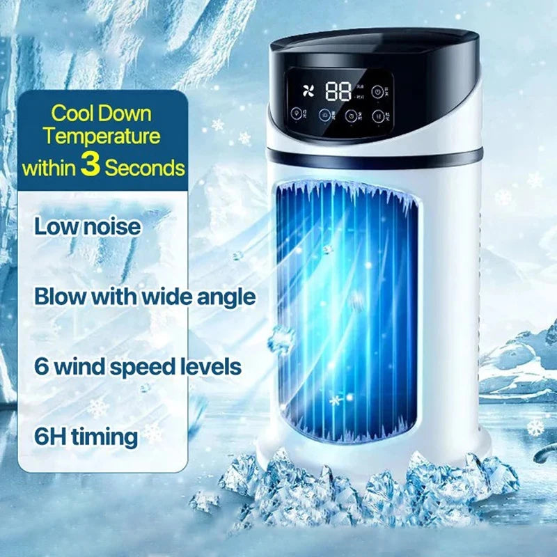 USB Portable Mini Air Conditioner Water Cooling Air Cooler Fan For Home Office