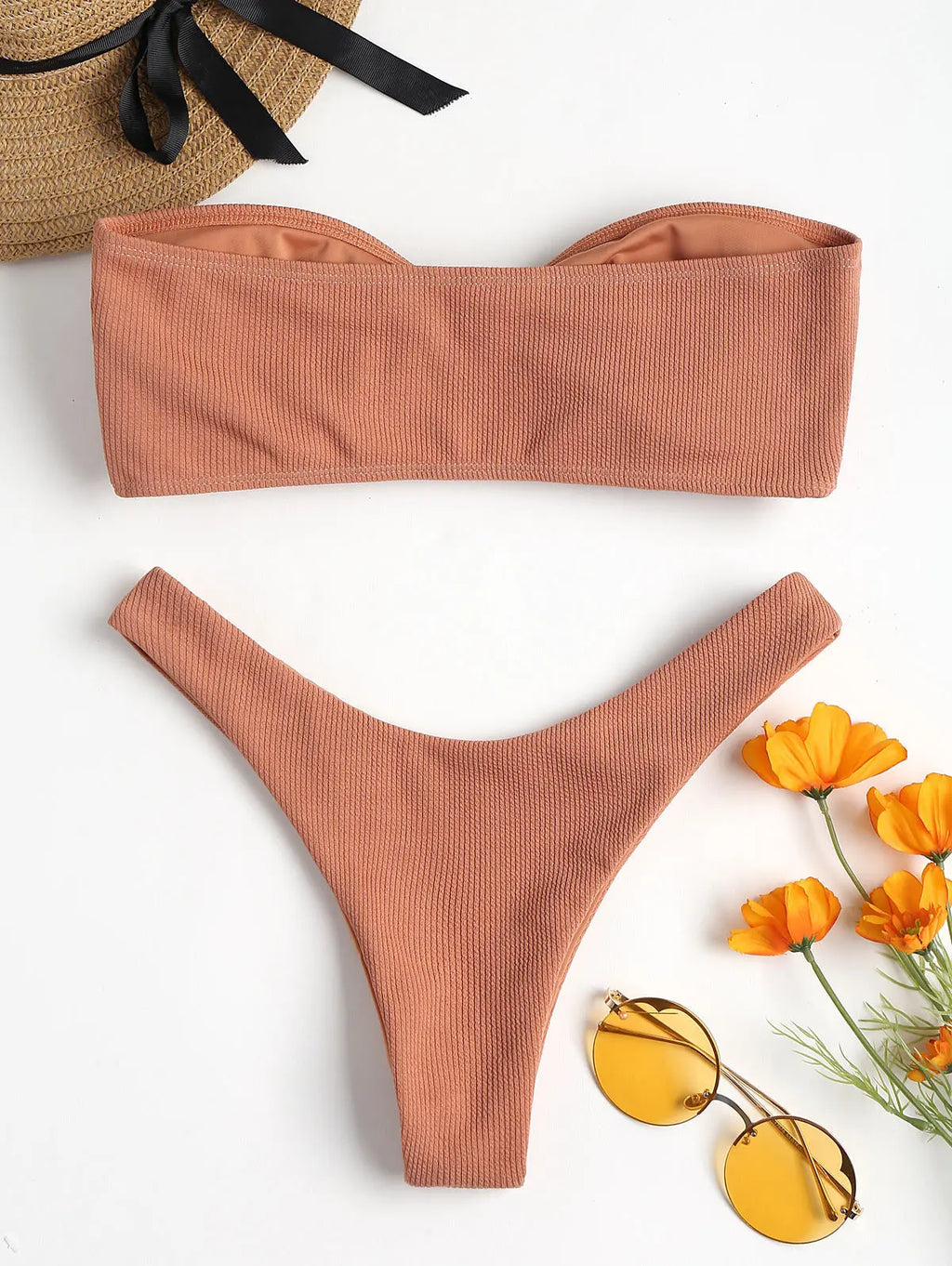 Summer Fashion Women Swimming Low Waist Bikini Bottoms Panties Ladies Sexy Bikini Bandage Shorts Bottom Swimsuit