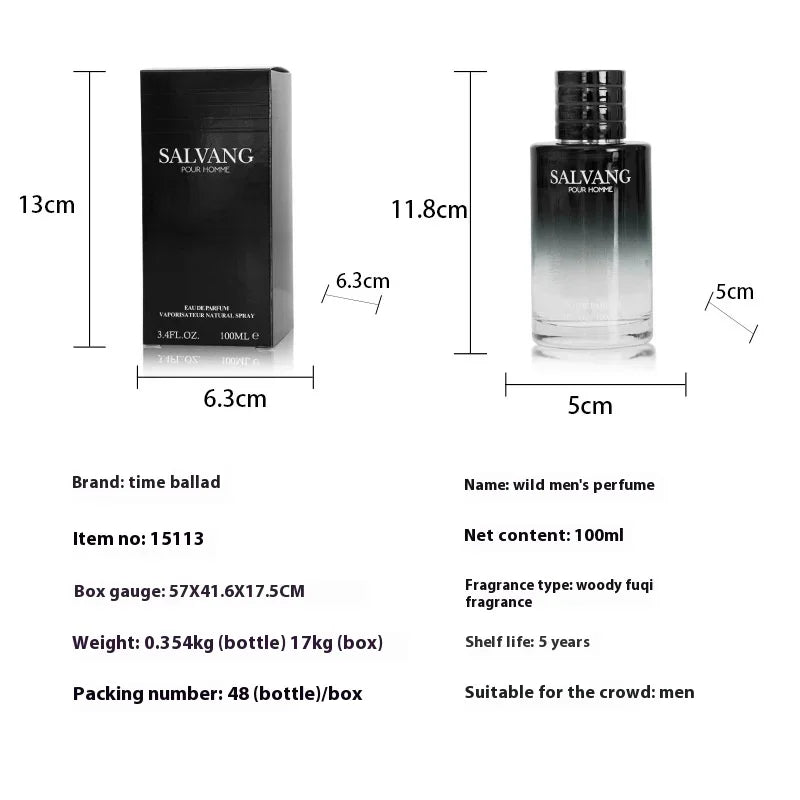 100ML Brand Perfume Woody Men Perfume Spray  Long Lasting Cologne Ocean Light Fragrance Man Vibrant Gentleman Gift