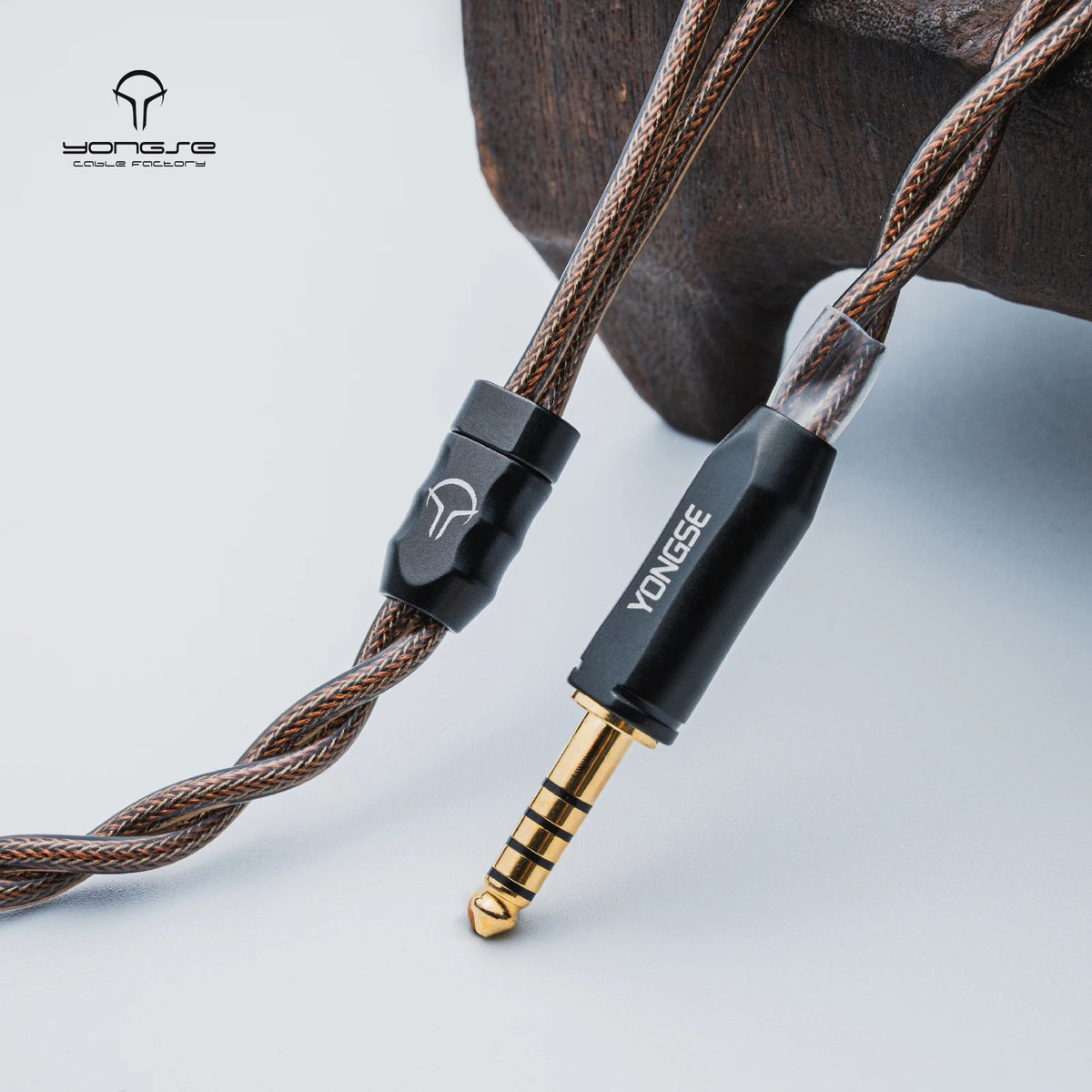 YONGSE Mech-X Cable Silver-plated Single Crystal Copper + Graphene Shielding Earphone Cable
