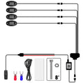 RGB LED Rock Lights 4/6/8 In 1 Car Chassis Light For Jeep Off-Road Truck Boat Music Sync Bluetooth APP Control Undergolw