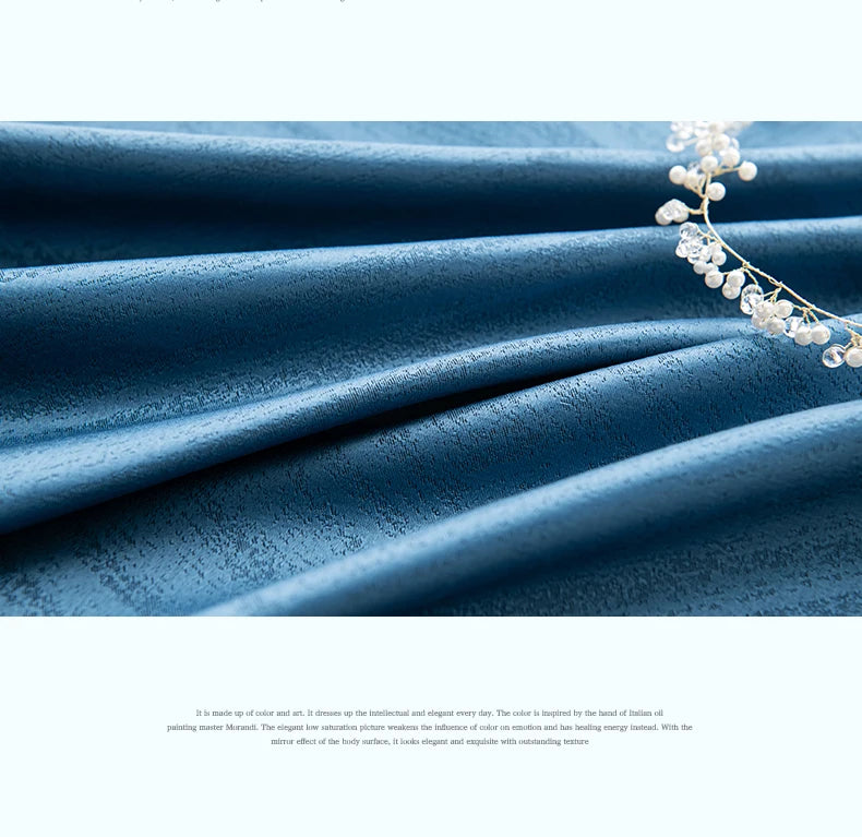 2025 Modern Light Luxury Fully Insulated Blackout Curtain Simple Sunscreen Bedroom Bay Window Curtains Soundproof Study Drapes