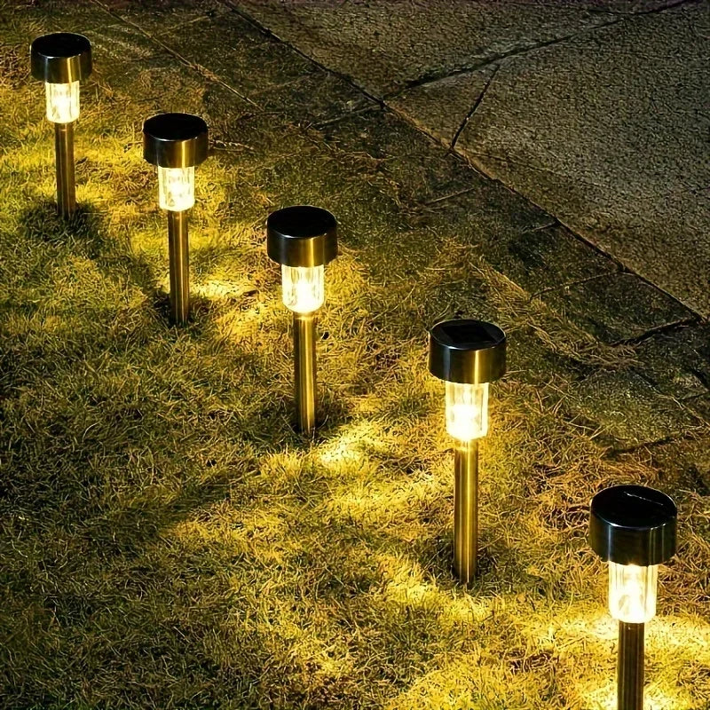 Outdoor Solar Lights Garden Lights Solar Powered Lamp Lantern Waterproof Landscape Lighting Pathway Yard Lawn Garden Decoration