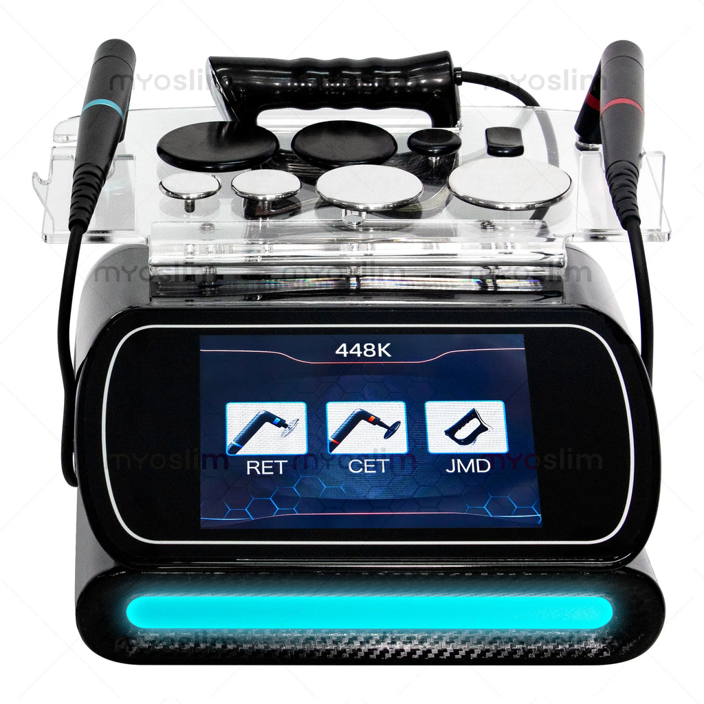Latest Tecar 448k Body Slimming Machine Skin Tightening Smooth Wrinkles Face Equipment Massage Weight Lose Beauty Machine
