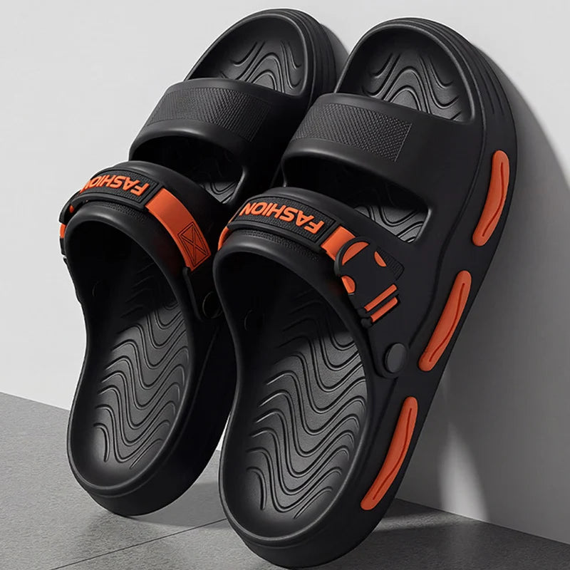 Thick Bottom Men's Sport Sandals Summer 2026 Outdoor Non Slip Drive Beach Sandles Men Lightweight Comfort Eva Platform Slippers