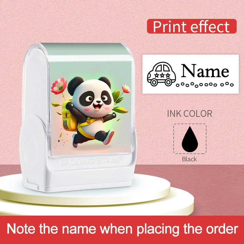 ‌Waterproof Personalized Stamp for Fabric,Custom Name Label Maker,Washable&Reusable Clothing Stamp,DIY Durable Laundry Organizer