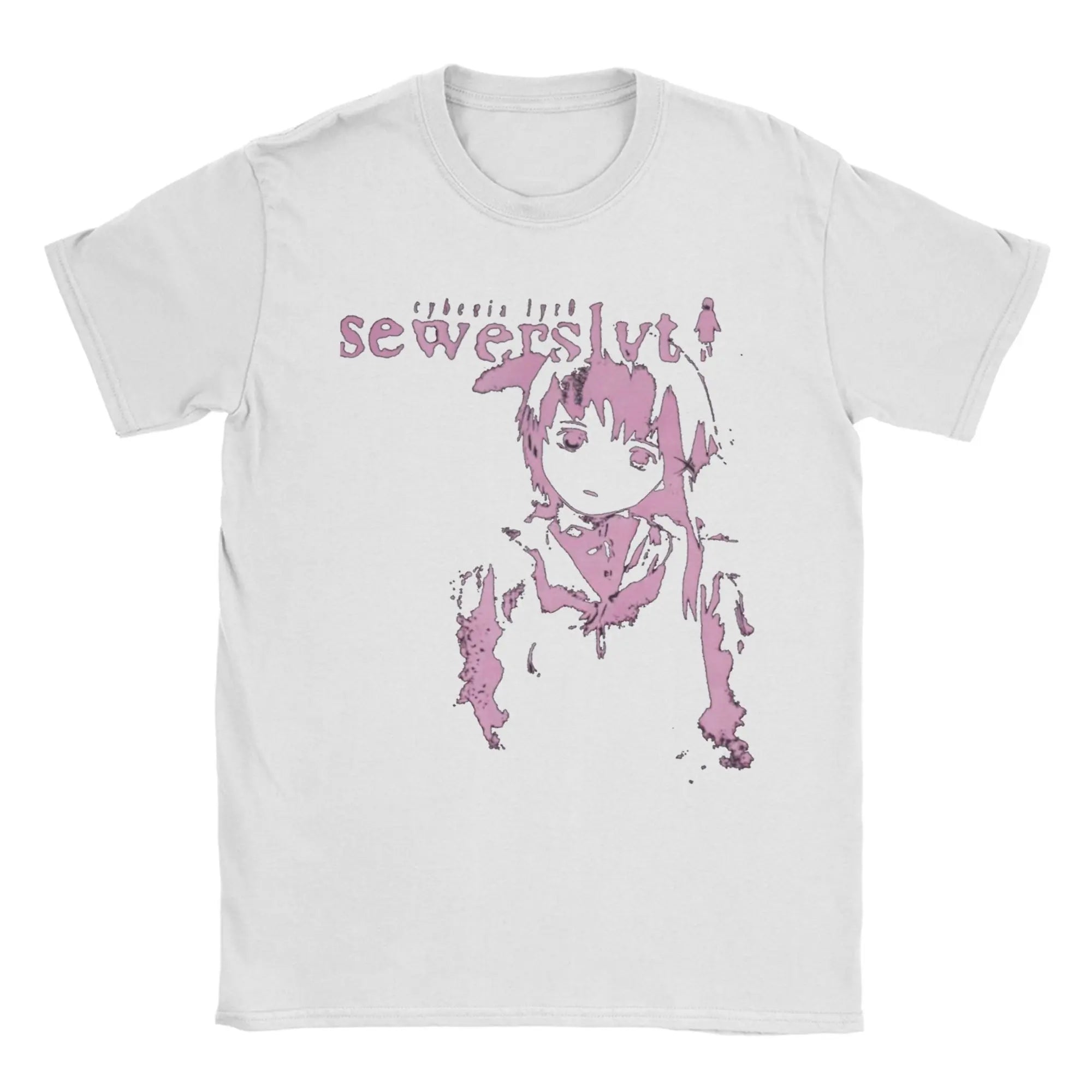 Vintage Sewerslvt Schizofrenia SPECIAL  FOR SEWERSLVT LOVERS T-Shirt for Men Crew Neck Pure Cotton T Shirt Tee Shirt Clothing