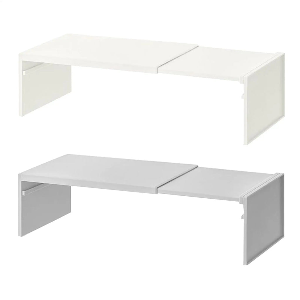 Kitchen Stretchable Cabinet Shelf Cupboard Separated Storage Rack Countertop Organizer Shoe Organizer Shelf Save Space