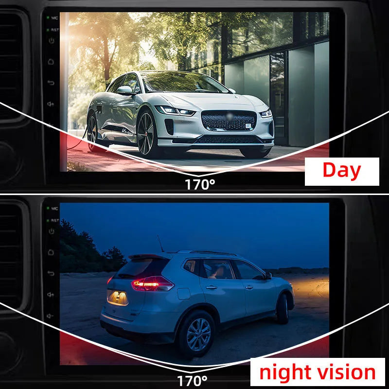 1080P AHD Car Rear View Camera Waterproof HD Night Vision Golden glass fisheye lens Reverse Backup Camera for Universal Vehicle