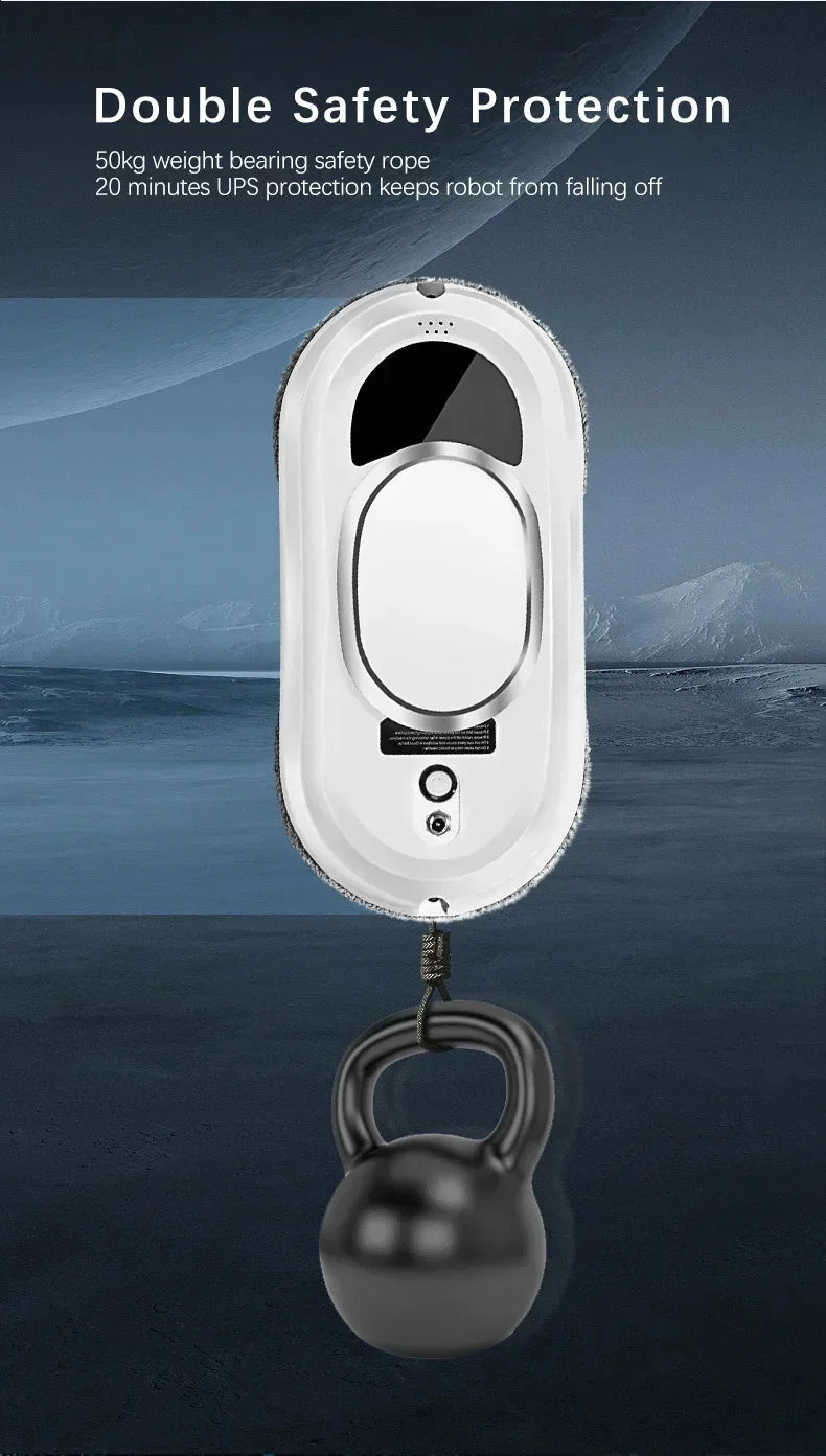 110V 220V Automatic Electric Window Cleaner Glass Cleaning Tool Hotel Home Cleaning Window Cleaning Robot Remote Control