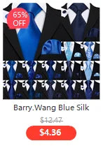 Barry.Wang Luxury Silk Mens Shirts Jacquard Floral Long Sleeve Formal Casual Breathable Male Blouses Wedding Business Prom Gift