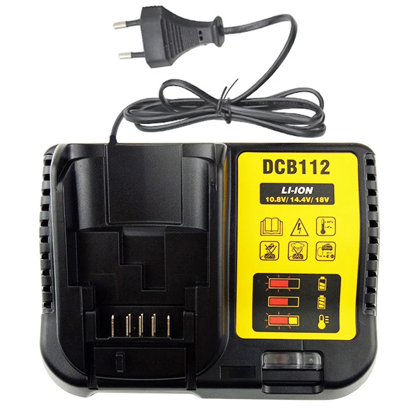 Lithium Battery Charger Accessories Parts LED Display For DeWalt For XR 10.8V 14.4V 20V Li-ion Cell Pack DCB112 DCB115 DCB118