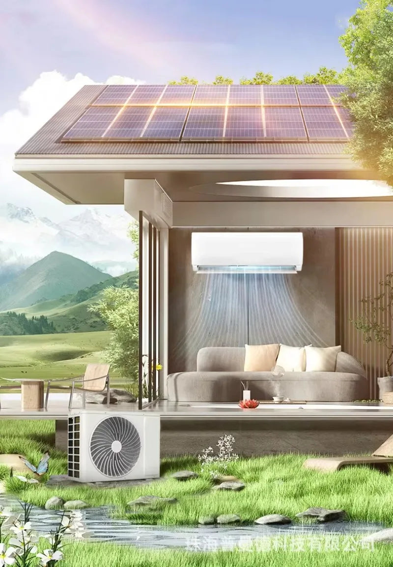 Household Split Solar Air Conditioner 12000BTU 18000BTU, 100% Solar Energy Room AC Price List Available