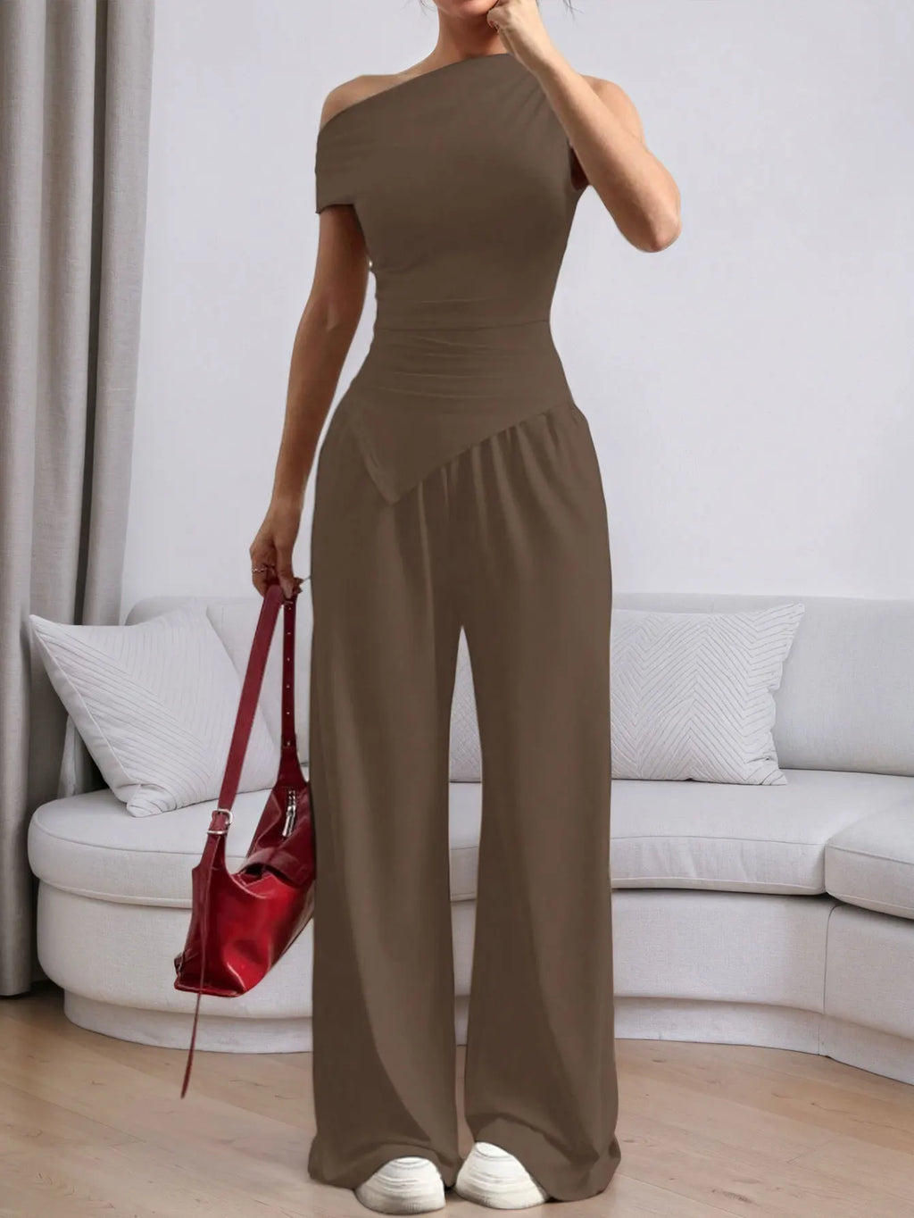 Summer Women Solid Sleeveless Vest Long Pants Fashion Set Sexy Casual Two Piece