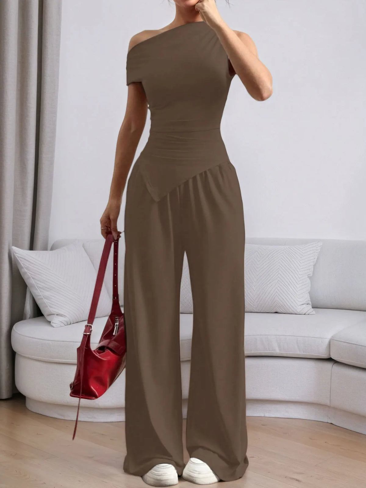 Summer Women Solid Sleeveless Vest Long Pants Fashion Set Sexy Casual Two Piece