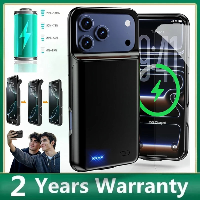 Soft Silicone 10000Mah Power Bank for Iphone 17 Air 16 Plus 15 Pro Max 14 13 Mini 12 11 X XR XS 6 6S 7 8 SE Battery Charger Case
