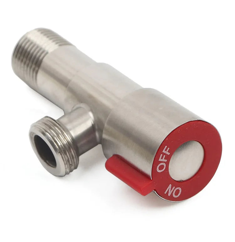 Stainless Steel Angle Valve Bathroom Faucet Hot Cold Inlet Valve Toilet Filling Angle Valves Basin Faucet Bathroom Accessories