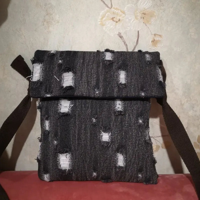 High-quality Vintage cotton ripped denim For Jeans, jackets, skirts, bags, upholstery, crafting, designer fabrics