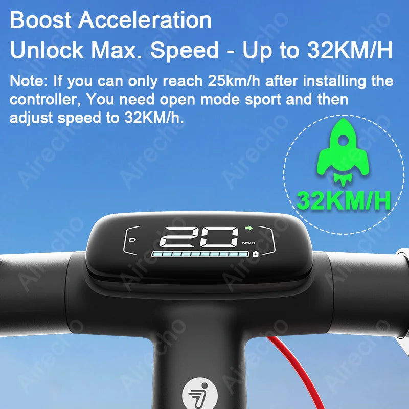32km/h Controller for Ninebot By Segway E3,E3E,E3D,E3 PRO,E3 PROE,E3 PROD Scooter 32km/h Customized Unlock Speed Controller