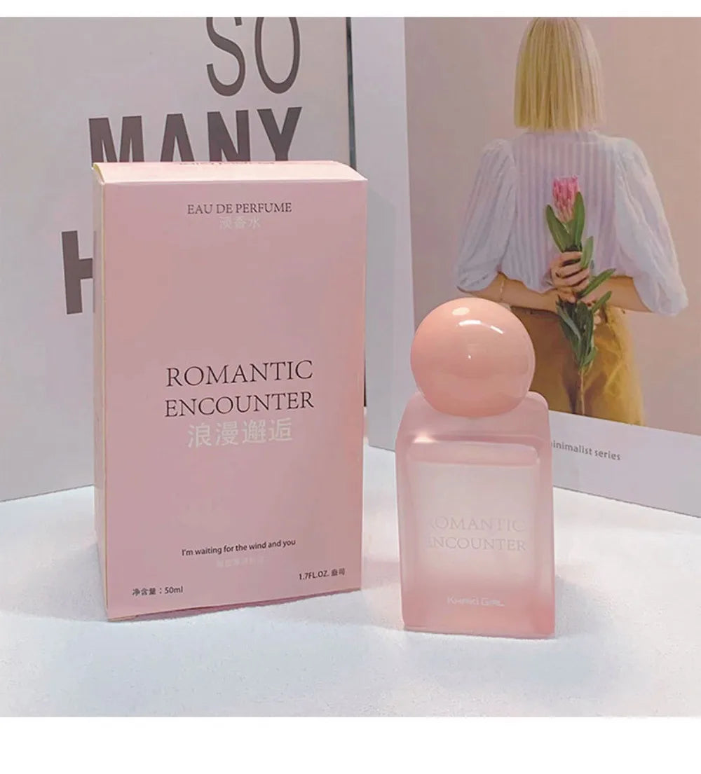Romantic Encounter Perfume for Women 50ML EDP Long Lasting Fruity Woody Floral Fragrance Elegant Girly Scent For Daily Use Date