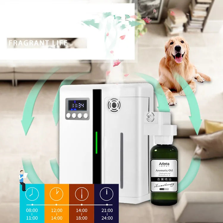 160ml Electric Oil Aroma Diffuser Fragrance Machine With Timer Scent Pure Essential Oil Diffuser Machine For Home Office Hotel