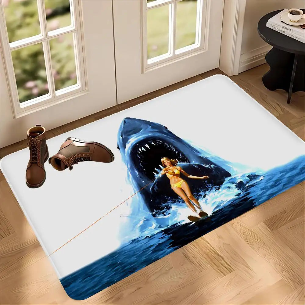 J-JAWS Movie Kitchen Mat Cheaper Anti-slip Modern Living Room Balcony Printed Modern Home Decor