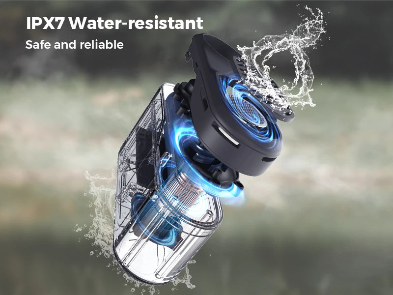 FLEXTAIL Outdoor Camping Shower Portable Without Box Electric Shower Pump IPX7 Waterproof for Outdoor Shower, Car Wash, Dishwash