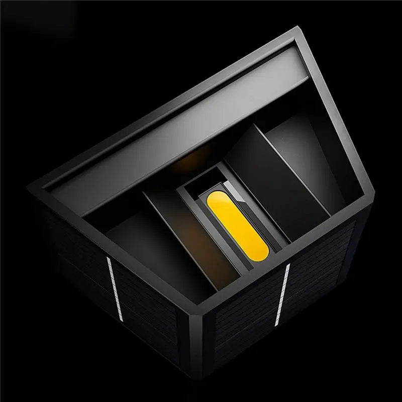 A36T-Outdoor Up-Down Lighting LED Lamp Solar Wall Washing Lights For Courtyard Garden Dimmable
