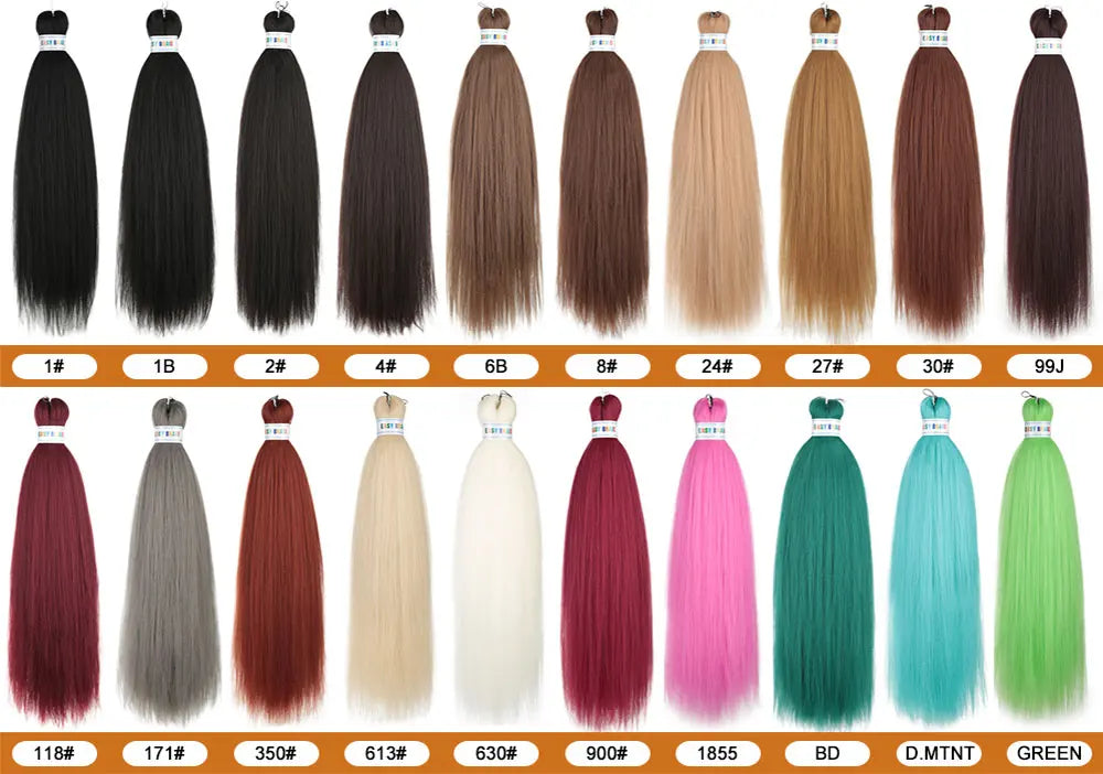 Ombre Kanekalon Braiding Hair Extensions Pre Stretched 26 Inch Synthetic Hair for Afro Jumbo Box Braids Natural Looking