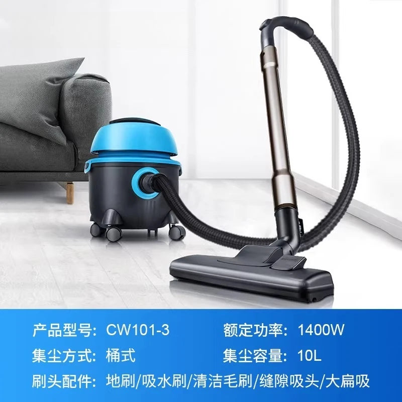 2025 1400W Vacuum cleaner with strong suction for industrial and household use capable of drying and wetting as well