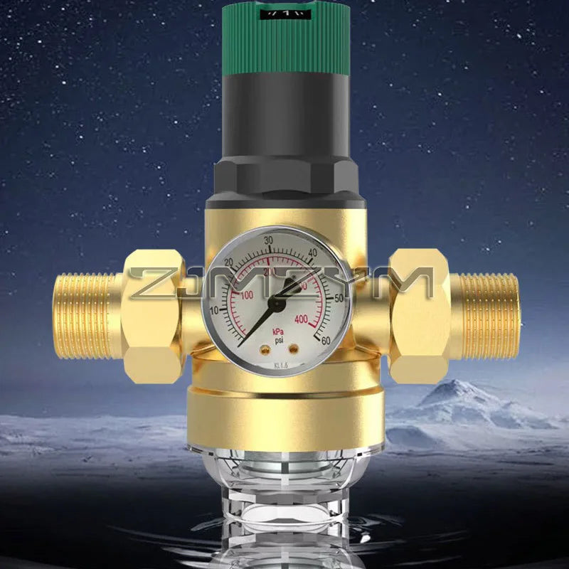 Adjustable Pressure Reducing Valve With Gauge Pressure Regulator Valve Pressure Regulating Valve For Water 감압밸브/регулятор давлен