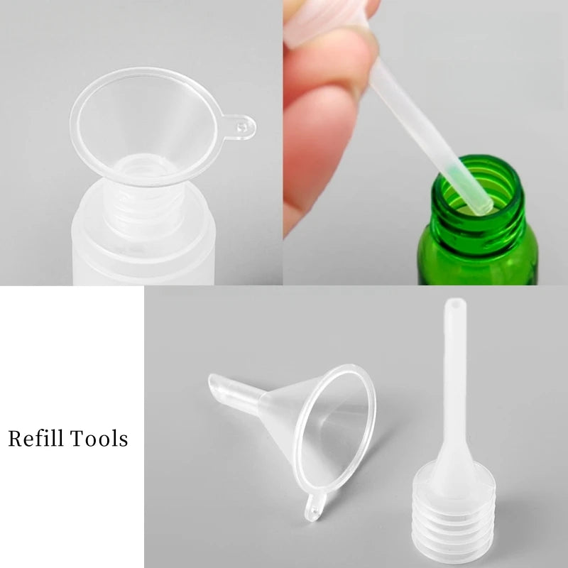 100/50/30ML Perfume Bottles Square Glass Portable Spray Bottle Large Capacity Replacement Empty Wholesale Refillable Containers