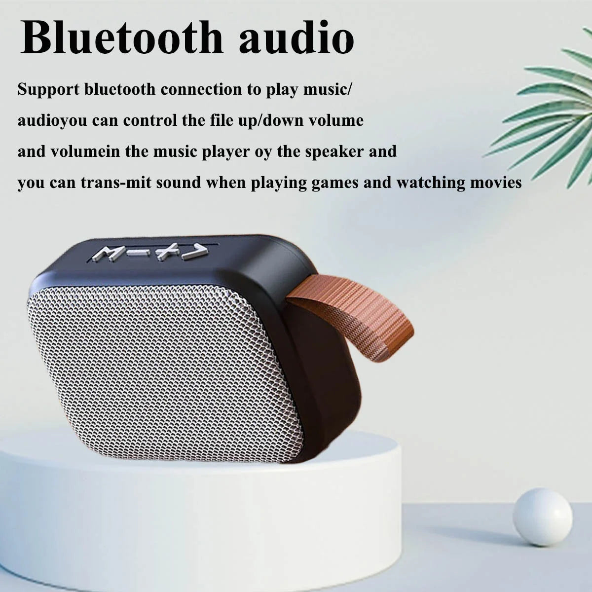 Mini Oxford cloth speaker Bluetooth 5.0 portable music player speaker M12 outdoor stereo