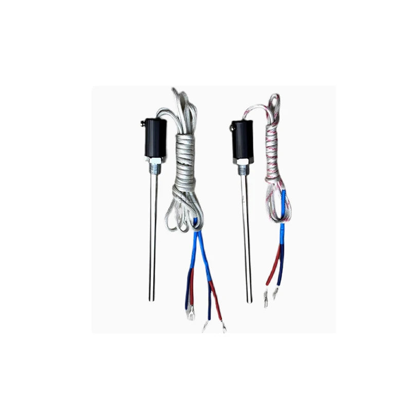 Two wires and four connectors for the oven components Probe thermocouple Temperature regulator Temperature regulator
