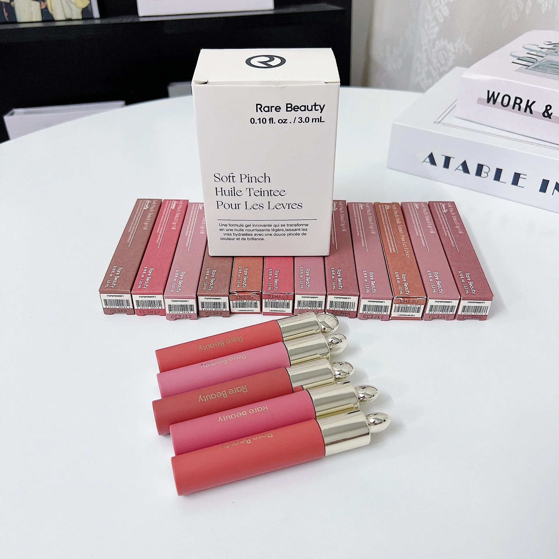 Rare Beauty New Smooth Liquid Lip Gloss Hydrating Moisturizing Lasting Natural Bright Lightweight Nutrient Repair Tinted Lip Oil
