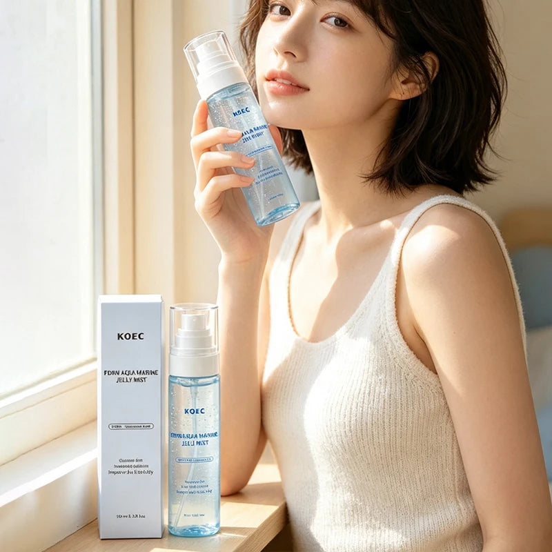 PDRN Aquamarine Jelly Mist 100ml Niacinamide Glow Plump Skin Deep Instant Moisturizing nourishing Korean Soothing Essence Spray