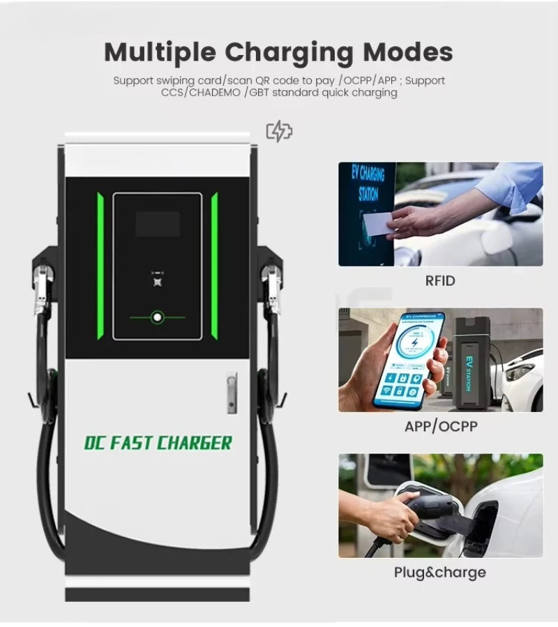 Customized Commercial Ev Charging Station Electric Car Charging Station 120kw Dc Ev Charger 120 Kw with Battery Storage